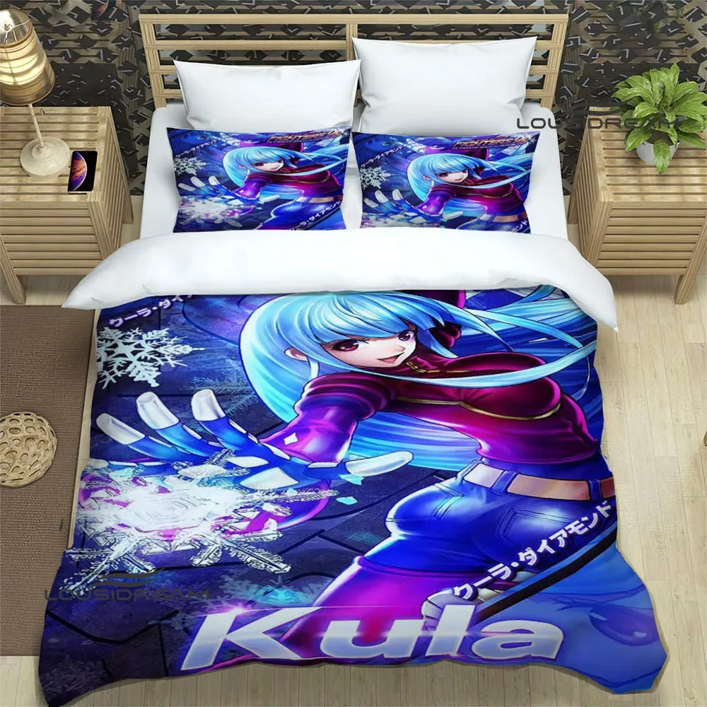 3D KOF game Cartoon Printed Bedding Sets exquisite bed supplies set duvet cover comforter set bedding set luxury birthday gift