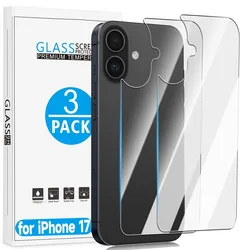 Premium Tempered Glass Back Screen Protector - Durable Protective Film - 3 Back Glass (For iPhone 13 ProMax)