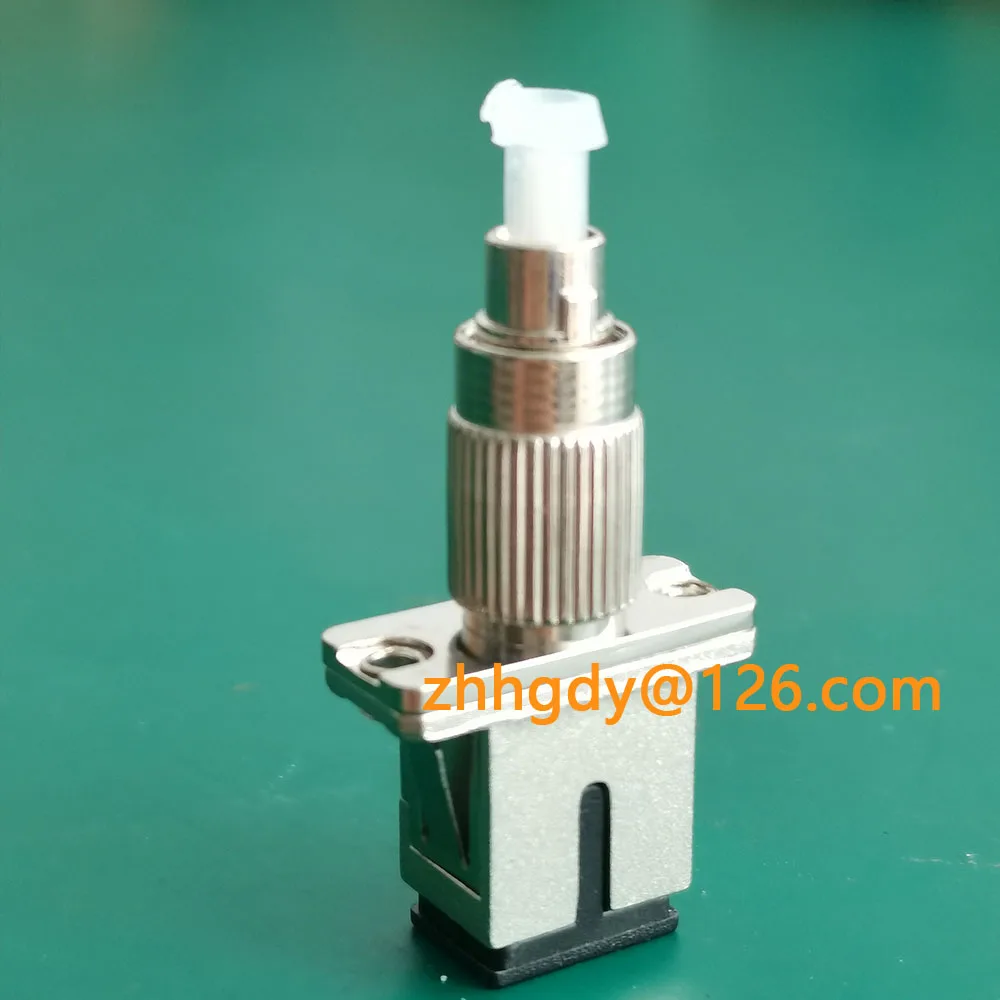 FC Male-SC Female Fiber Optic Adapter Flange Coupler Optical Power Meter Adapter Head Multimode Converter Telecom MM