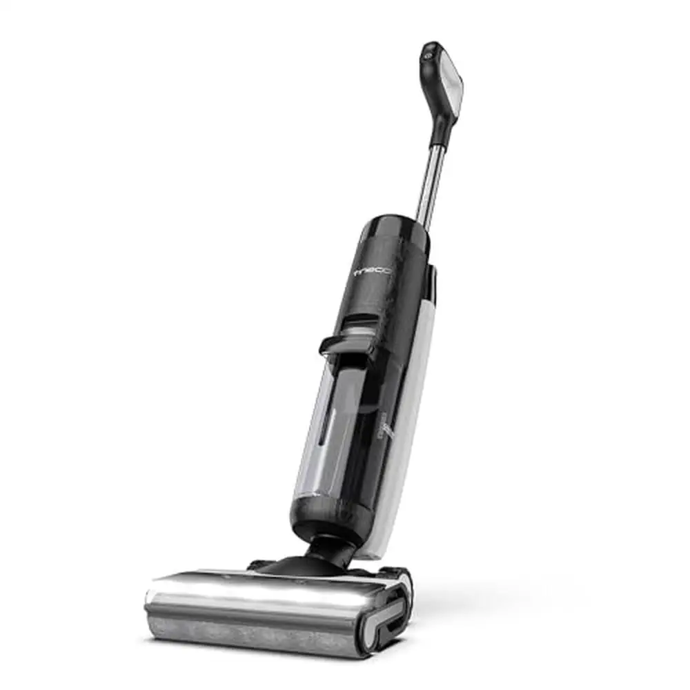 Cordless Wet Dry Vacuum Cleaner Smart Floor Cleaner Mop Long Run Time Dual-Sided Edge Cleaning Thorough Self-Cleaning Easy