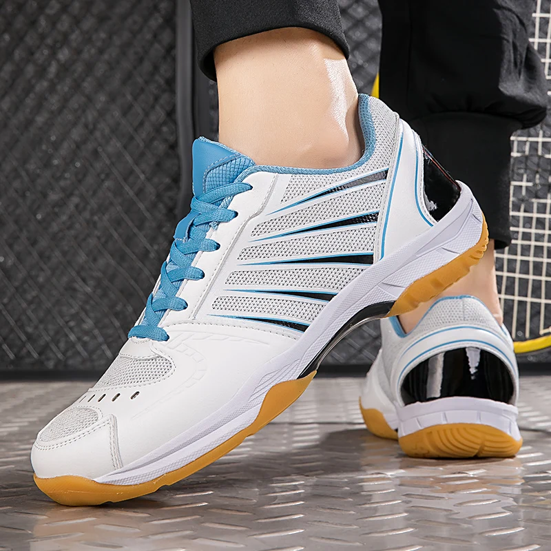 Men's Tennis Shoe Professional Court Shoe Mesh Breathable Men's Badminton Shoe Men's Table Tennis Training Shoe