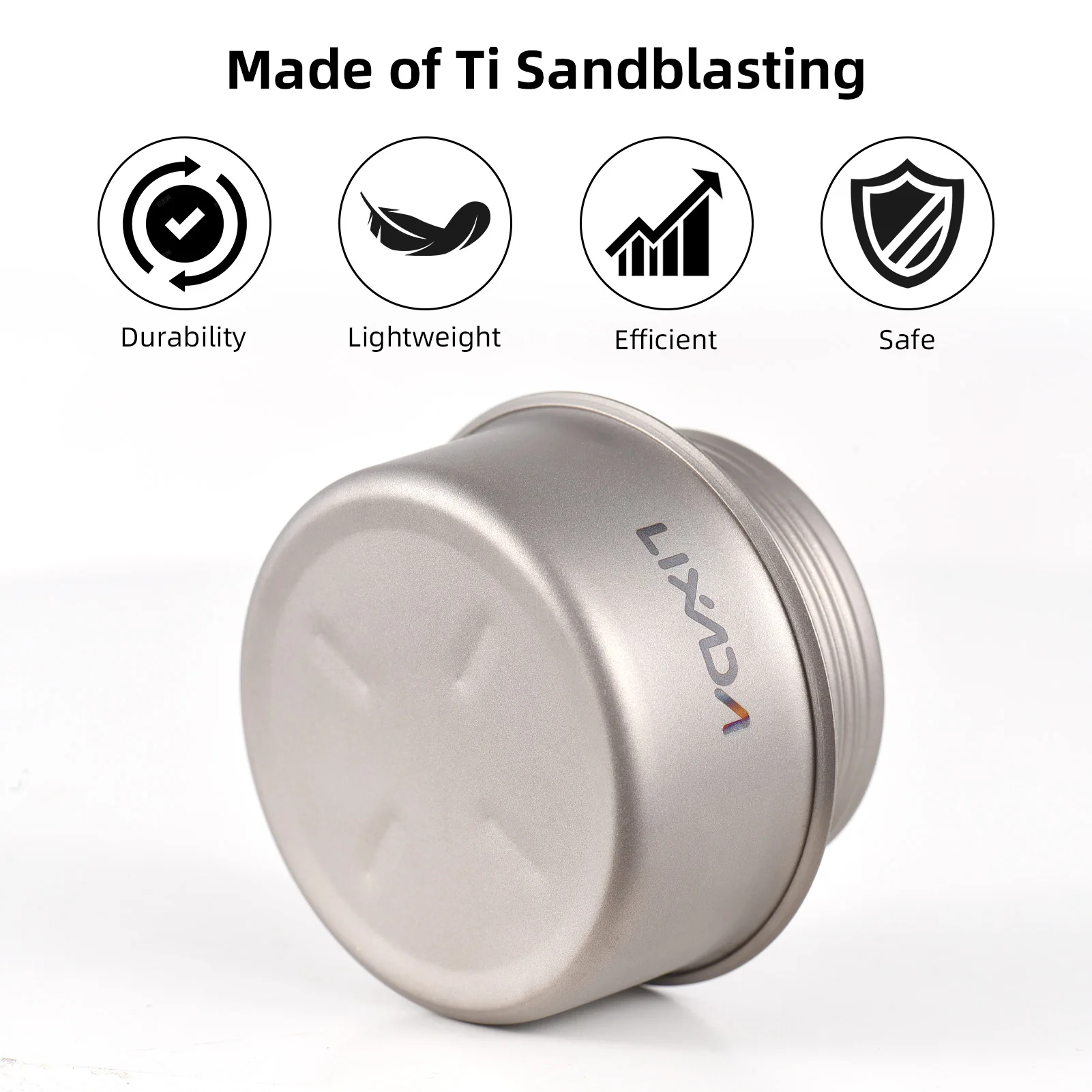 Camping Alcohol Stove Lightweight Titanium Alcohol Burner Efficient and Safe Camp Stove for Outdoor Activities Outdoor Camping