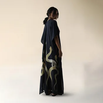 Para Praia Black Kimono 2025 Bikini Cover Ups Solid Bat Sleeve Beachwear Beach Maxi  Women Loose Cardigan Swimsuit Covers