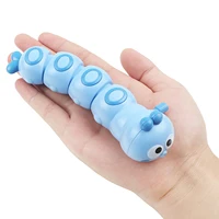 Wind Up Caterpillar/Fish Toy, Funny Caterpillar/Fish Shape Wind-Up Toy, Cartoon Cute Interactive Toy Gift For Kids 1