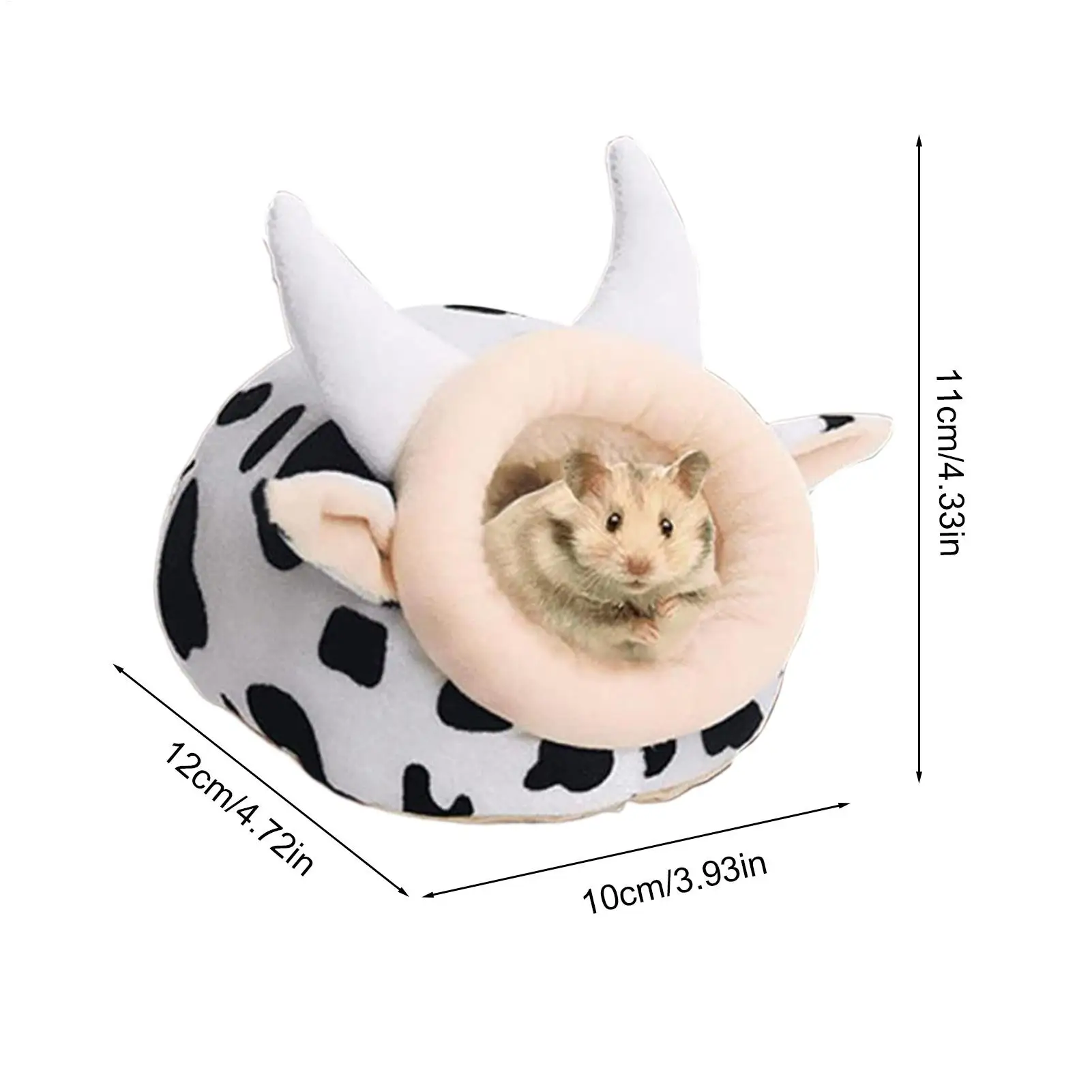 Hedgehog Bed Warm Cow Nest Cotton Golden Bears Sleeping Bed For Small Animal Cage Accessories Hamster Ferret Chinchilla