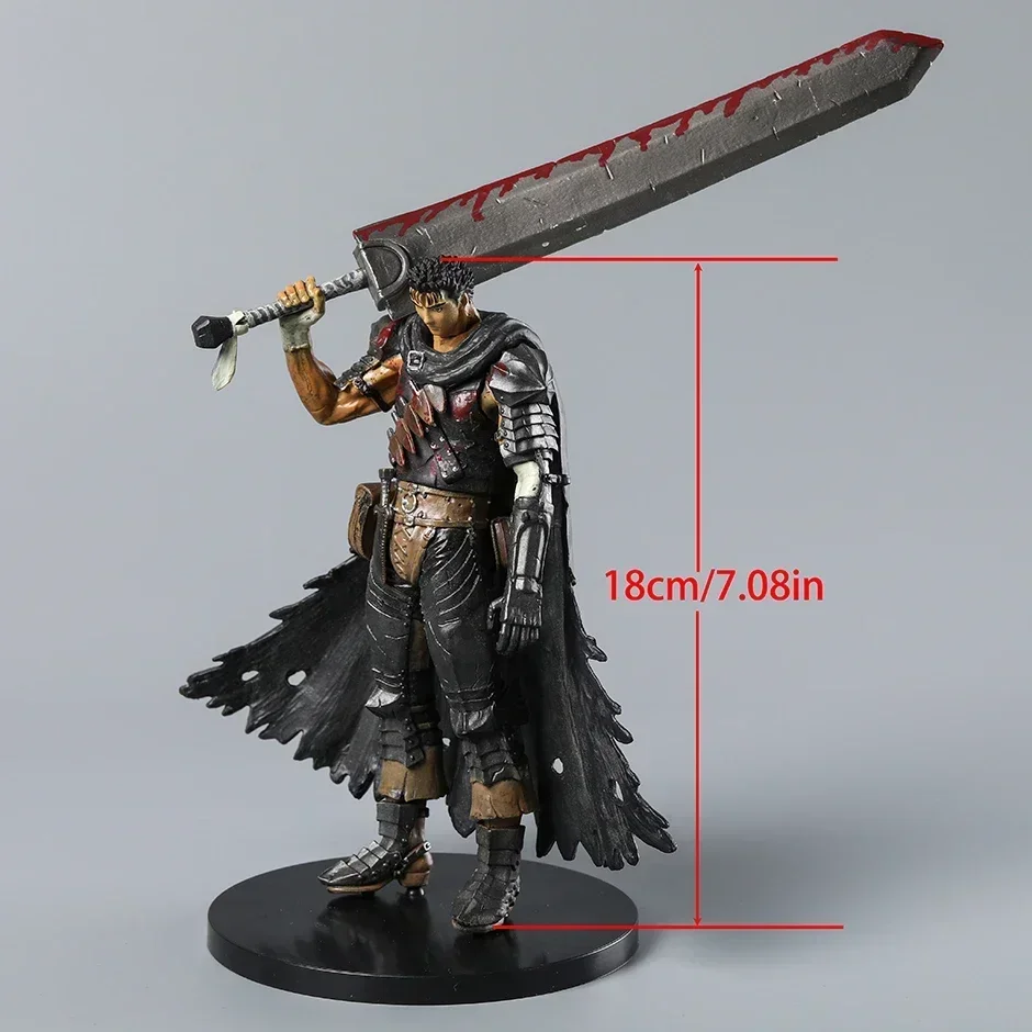 Figurine Guts (Berserk) En PVC - Modèle Détaillé - Décoration Collection, Bureau, étagère - Cadeau Pour Fans D'anime
