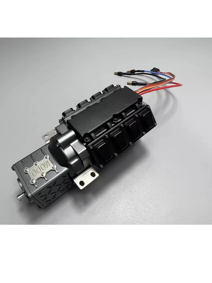 

1/14 Gearbox Wave Box Drag Head Mud High Torque Second Gear For Tamiya Scania 770S MAN Benz Volvo RC Trailer Tipper Car Diy