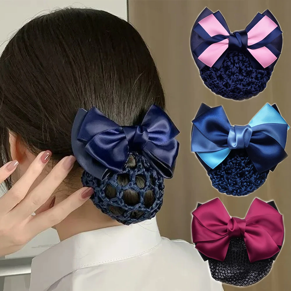 French Style Hair Clips | Lace Work Hairnet Clips | Bowknot Hair Bun | Hair  Accessories - Hair Clip - Aliexpress