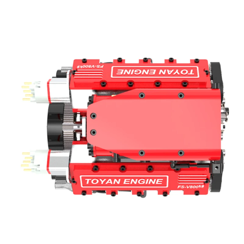 Moteur Mini Jane V12 RC, modèle MCU, moteur à essence à quatre