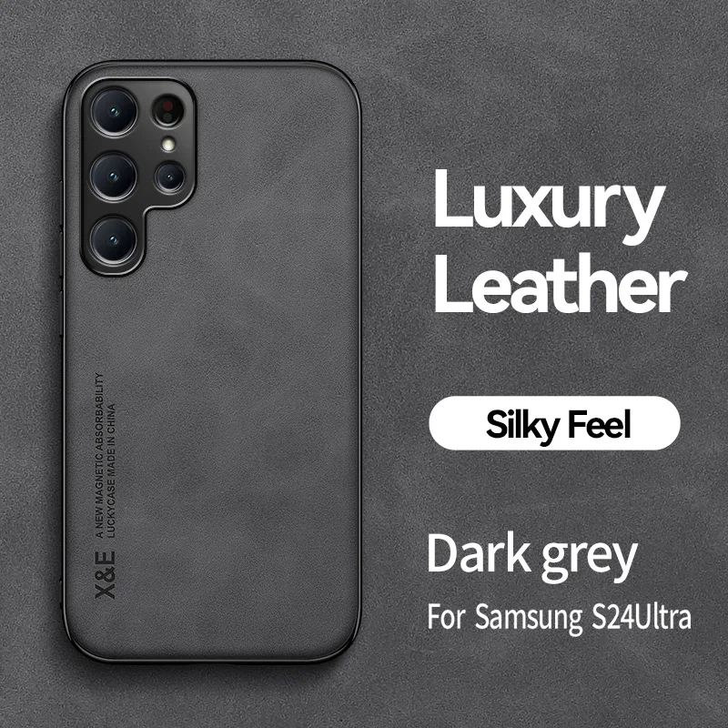 Luxury Magnetic Leather Soft Phone Case - Premium Back Cover