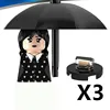 KF1897 WM2575 Wednesday Addams Movies Anime WM Blocks Bricks Mini Action Toy Figures Kids Educational Assemble Toys Dolls Gifts 3