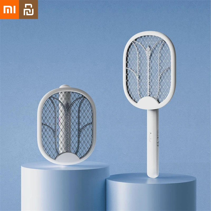 

Xiaomi Youpin Electric Mosquito Killer Foldable Fly Swatter 2 In 1 USB Rechargeable Portable UV Light Mosquito Racket Bug Zapper