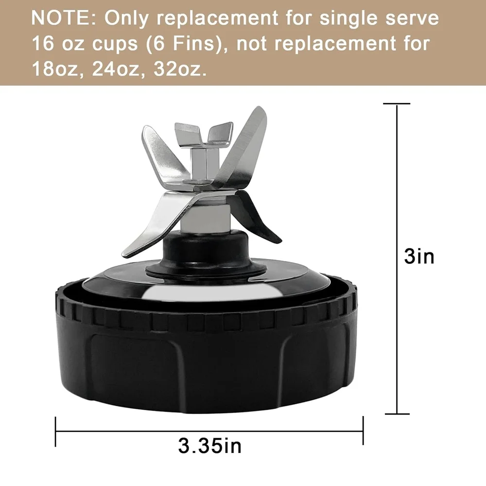 Extractor Blade Assembly Replacement Part 307KKU Nutri Ninja BL660 BL663 BL663CO BL665Q BL740