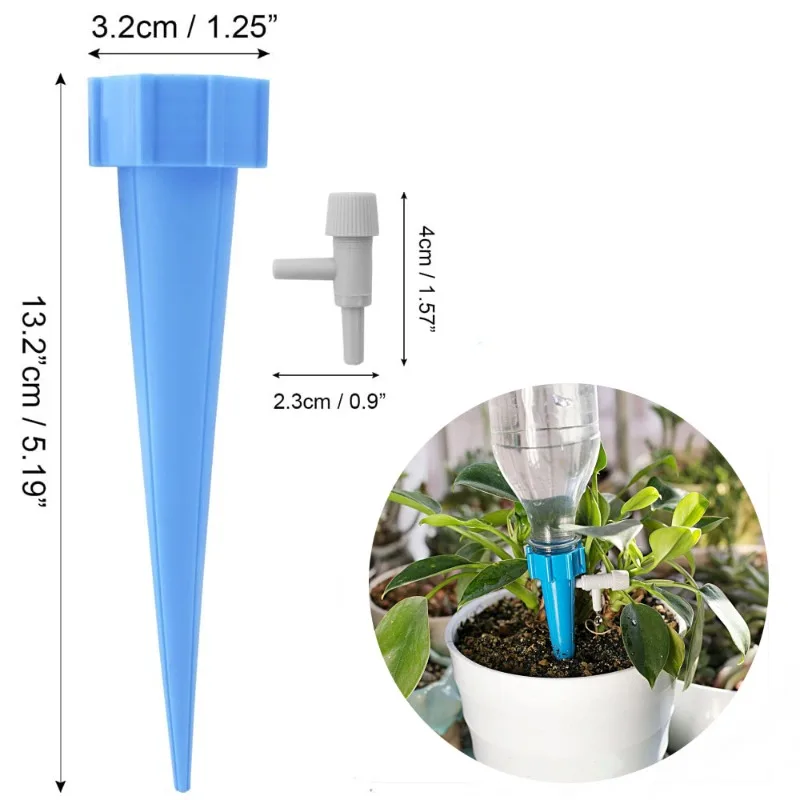 

1pc Plant Self Watering Insert Spikes Device Automatic Water Control System with Slow Release Valve for Plants