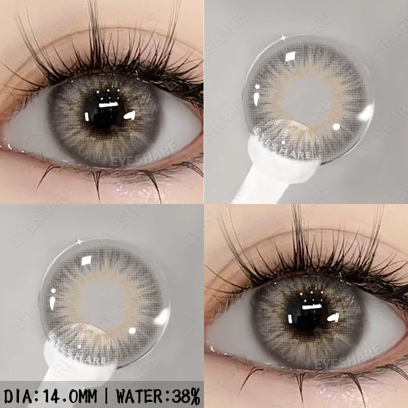 Enhance Your Look: Yearly Colored Contact Lenses with Prescription Myopia Correction