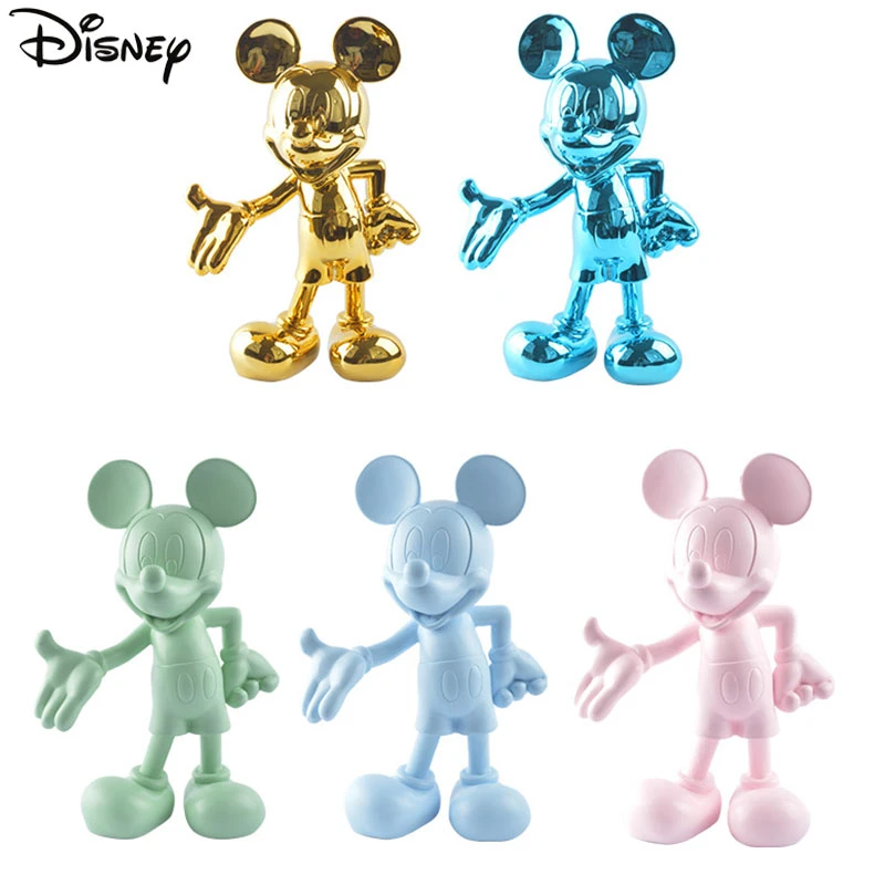 ディズニーミッキーマウスの像 キャラクターを描いたアクションフィギュア 樹脂彫刻 家の装飾 Null Aliexpress