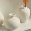 White Ceramic Vase Set 5 Mini Vases Nordic Vases Small Vases Bud Vase Living Room Porch Home Decoration Ornament Gift Home Decor 4