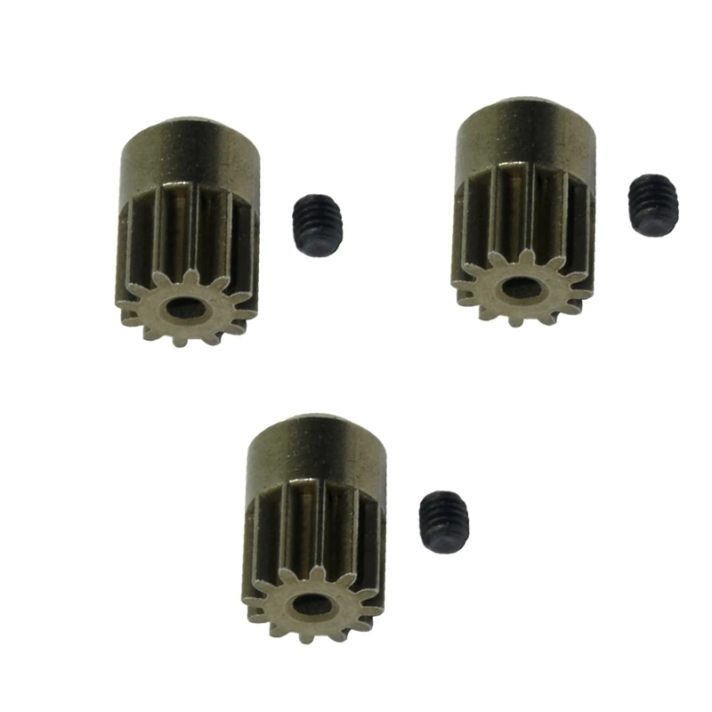 

3Pcs 12T Motor Gear For HBX HAIBOXING 901 901A 903 903A 905 905A 1/12 RC Car Upgrades Parts Spare Accessories