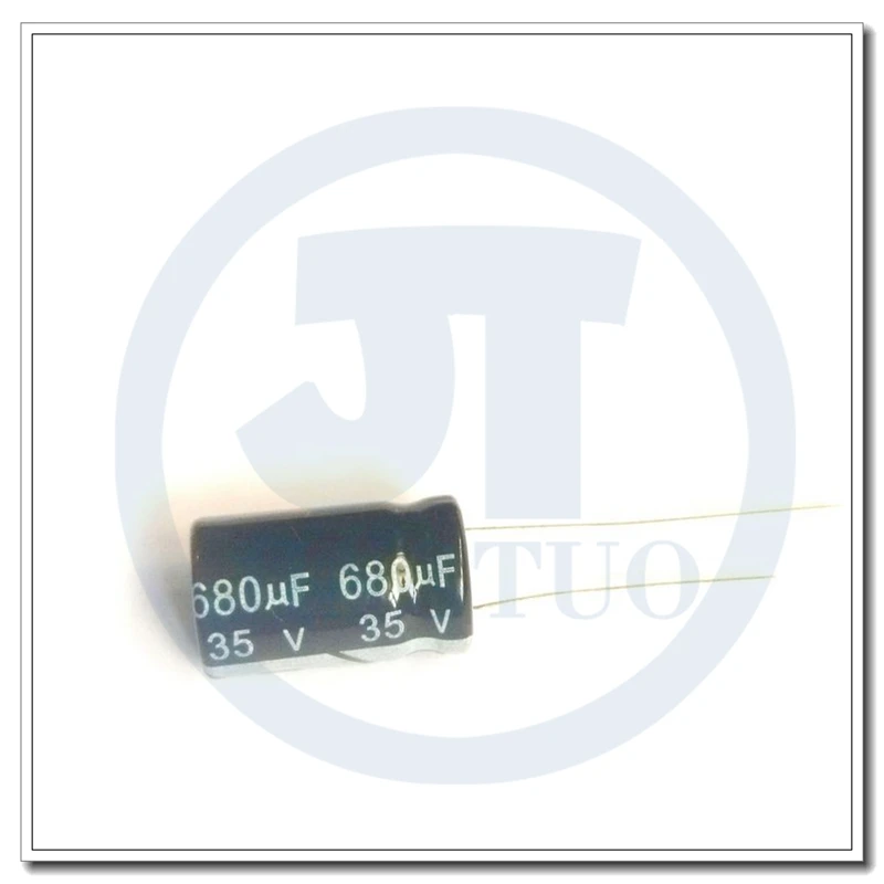 

5 шт. 680uF35V 35V680uF 680MFD 35WV 10*16 мм радиальный алюминиевый электролитический конденсатор
