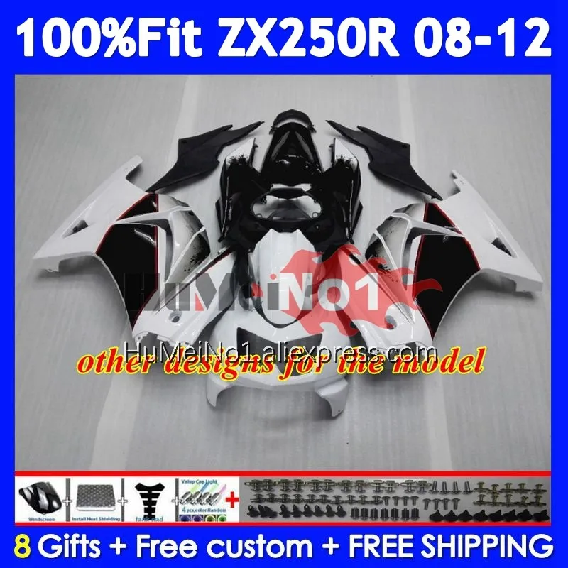 Body For KAWASAKI NINJA ZX250 ZX 250 R 250R 08 09 10 11 12 231No