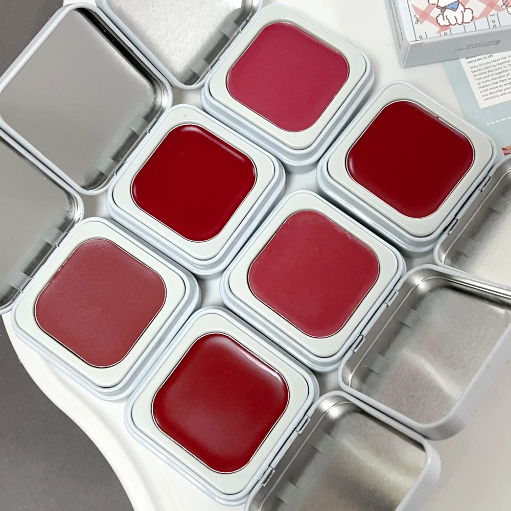 Multi-purpose Blush Lipstick Cream Waterproof Lasting Brightening Moisturizing Lip Cheek Balm Face Blusher Girls Korean Cosmetic 6