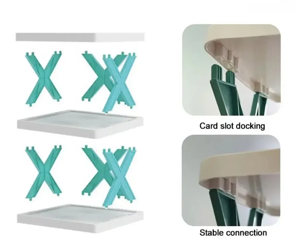 Multi-layer Household Storage Rack Removable Space Saving Shoe Rack_voghion.com