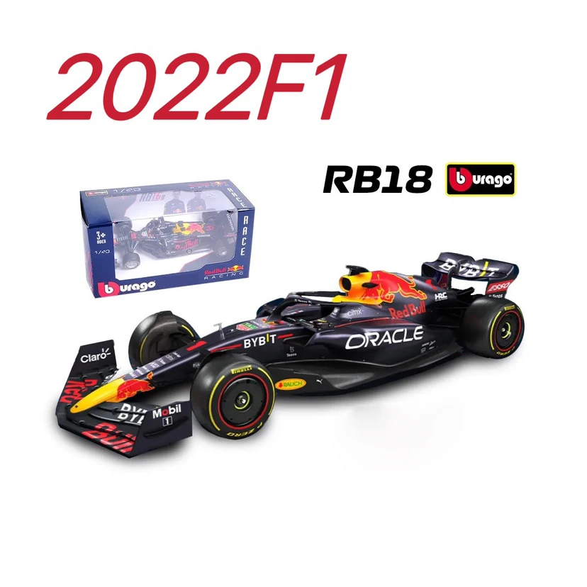 2022 New Bburago 1:43 F1 Red Bull Racing RB18 1# Verstappen 11#  Perez Special Paint Formula One Metal Alloy Super Toy Car Model