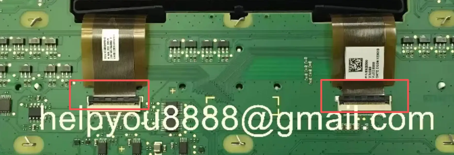 100% VW 2013 2014 2015 RCD310 프레임, LCD 1K0 035 186 AA 및 드라이브 보드 버튼, 전원 버튼 1K0 035 186 AN, 신제품