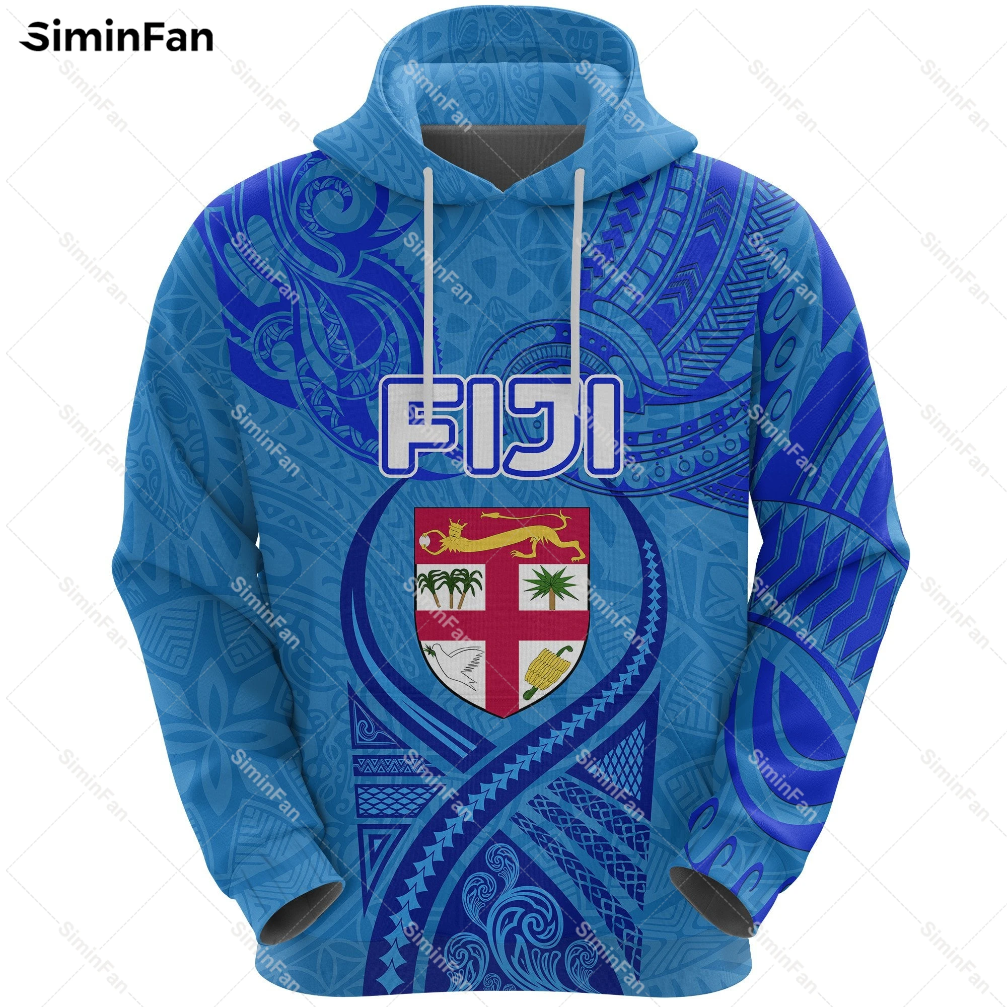 

Fiji Rugby Polynesian Waves 3D All Over Printed Hoodie Mens Hooded Pullover Zip Jacket Coat Sweatshirt Unisex Outwear Female Top