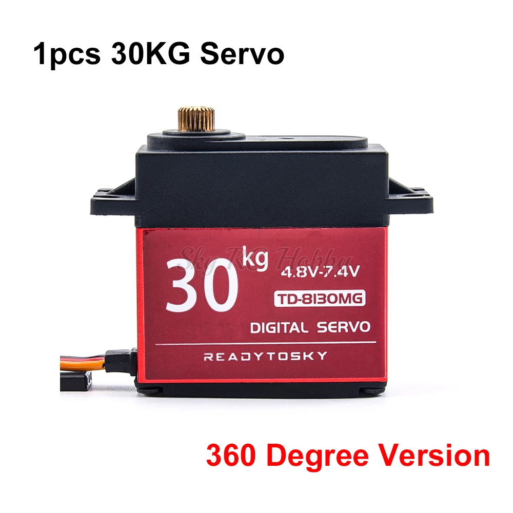 Heavy-Duty Waterproof Digital Servo with Metal Gears and 25T Arm
