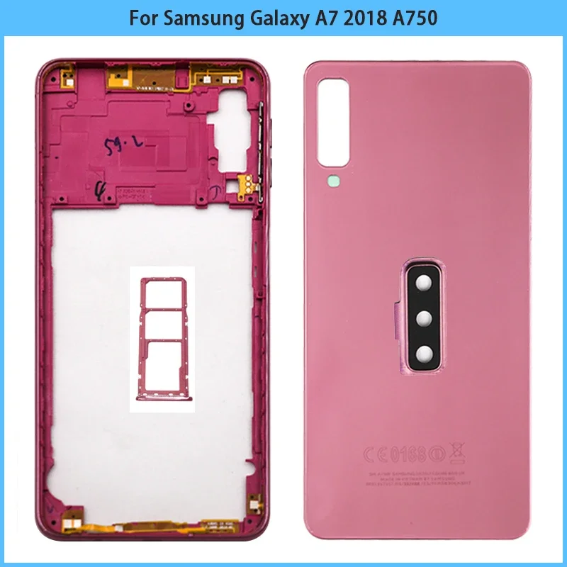 New For Samsung Galaxy A7 2018 A750F SM-A750 A750F Middle