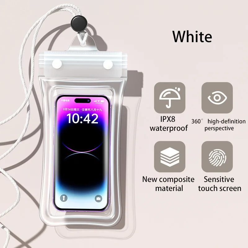 Waterproof Floating Airbag Swim and Dive Phone Case