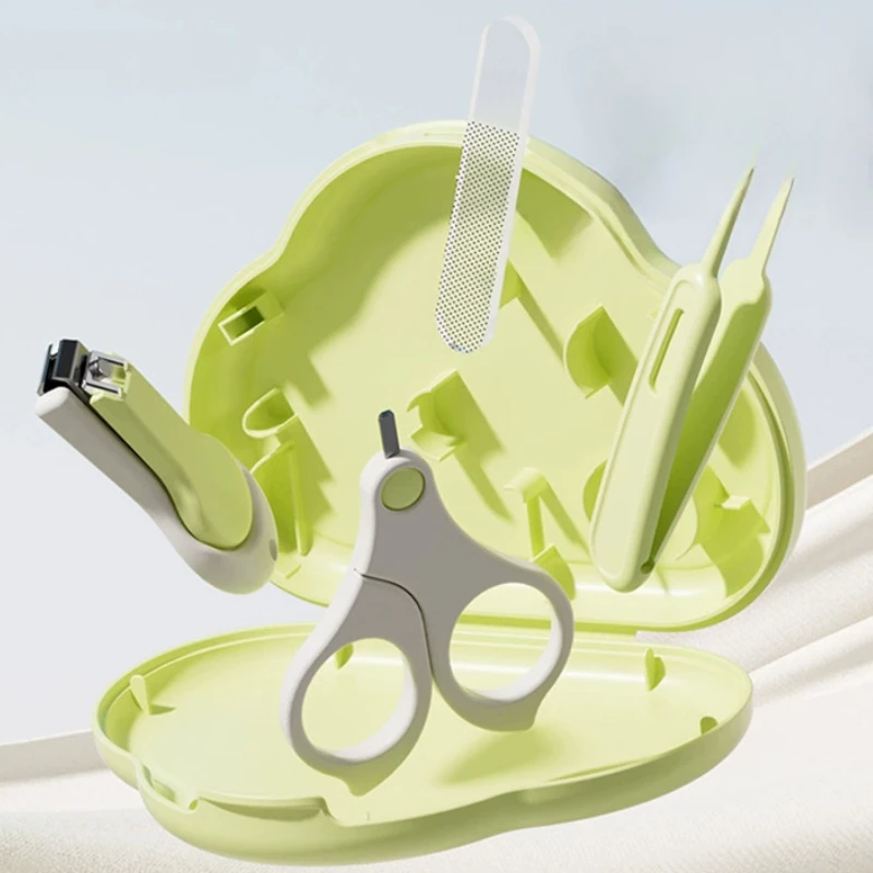 5-Piece Baby Nail Clippers Set Children's Nail Manicure Health Care Set Baby Care Tools Products Trimmer