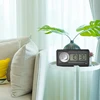 Digital Flip Clock, Alarm Clock with Night Light, Snooze, 12/24H, Easy to Set, Desk Clock Battery Operated for Bedroom, Office 5