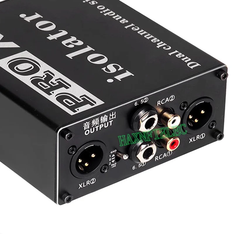 PRO X4 Multi-function Dual Channel Audio Signal Isolator Isolation Hum Eliminator Current Acoustic Noise Filter Remover
