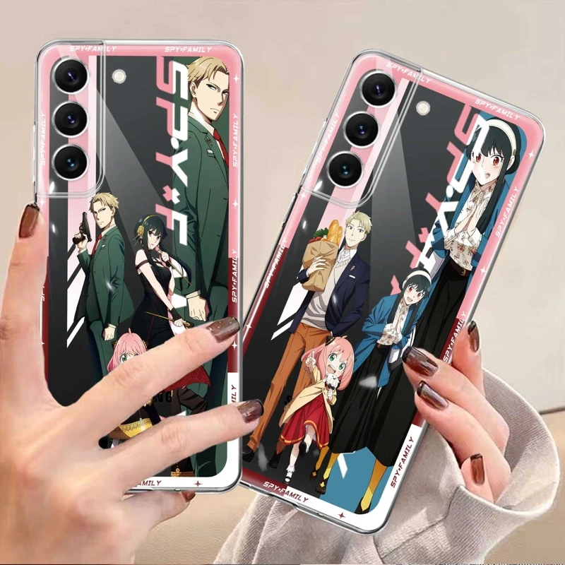 

Чехол для Samsung S23 S22 Ultra 5G S21 Plus S20 FE S22Ultra S23Ultra S20FE S21FE прозрачный чехол SPY×FAMILY Anime Japan