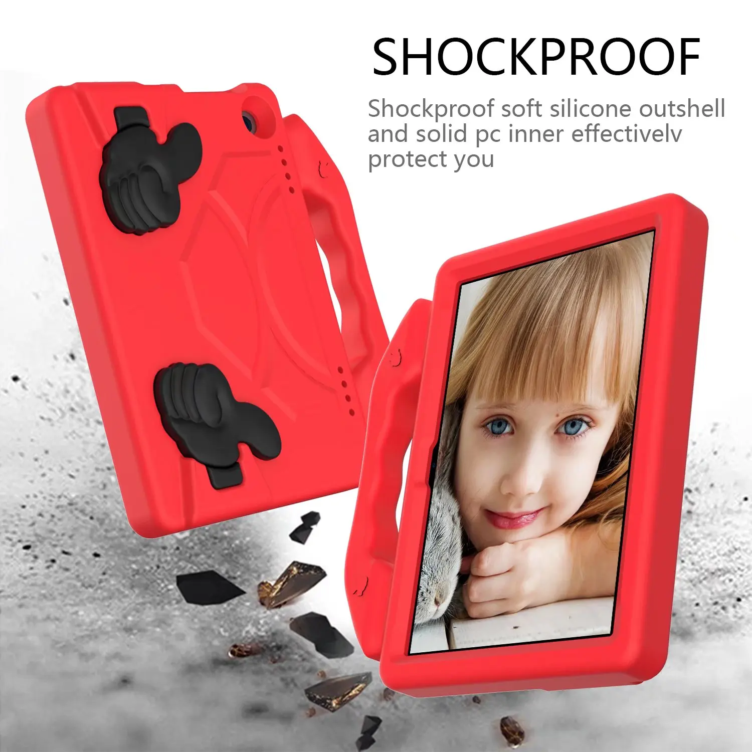 Kids Safe Handheld EVA Stand Case
