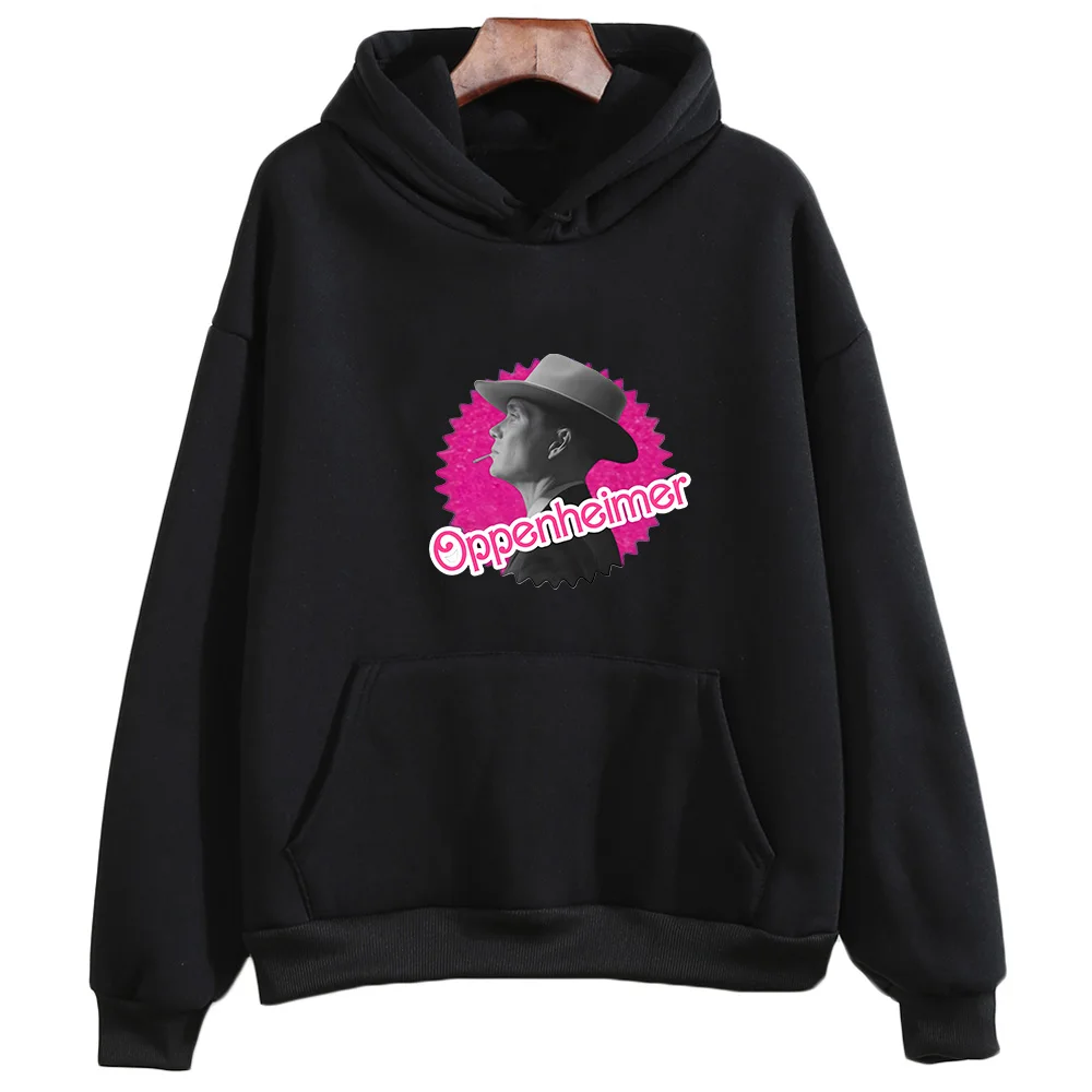 

Hot Pink Barbenheimer Kenough Kenergy Aesthetic Clothing Women Long Sleeve Round Neck Sweatshirts Hooded Pullovers Y2k Clothes