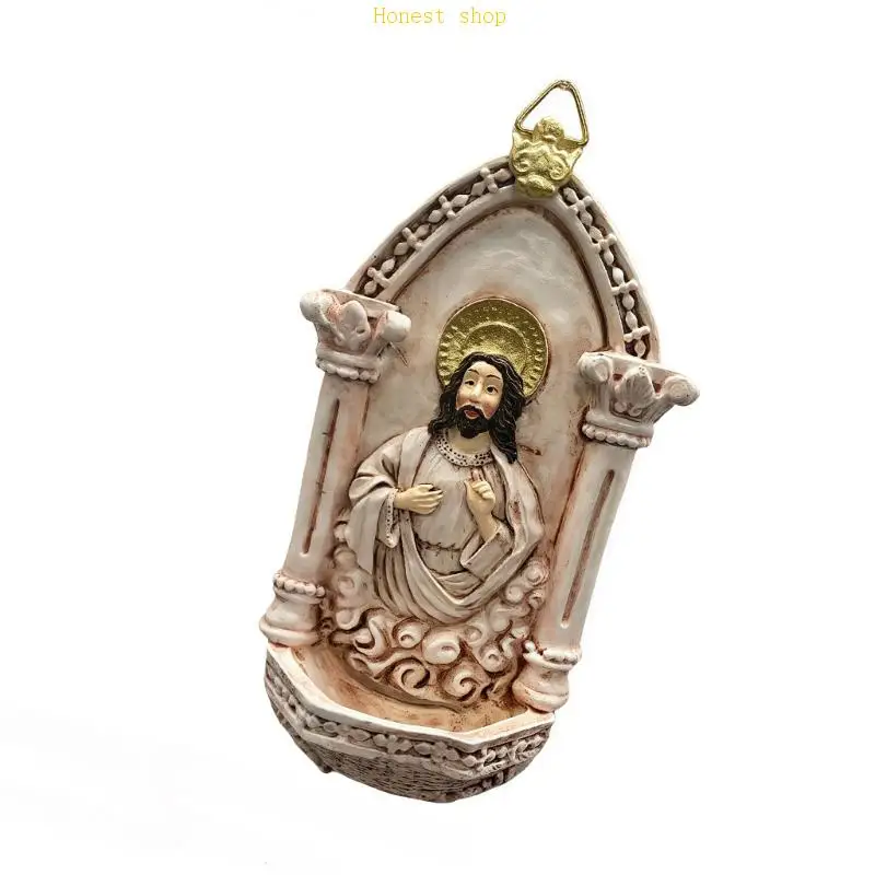 European Resin Wall Hanging Holy Water Font 2