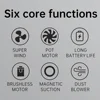 Xiaomi Youpin 130000RPM 52m/s Jet Fan Compact High Speed Hair Dryer Camping Turbofan Cordless Handheld Brushless Car Dust Blower 3
