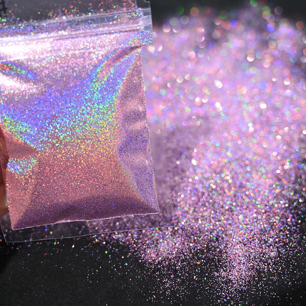 Nail Glitter Powder 10g/Lot Fine Laser DIY Resin Sparkly Pigment Holographic Glitter Dust Decoration