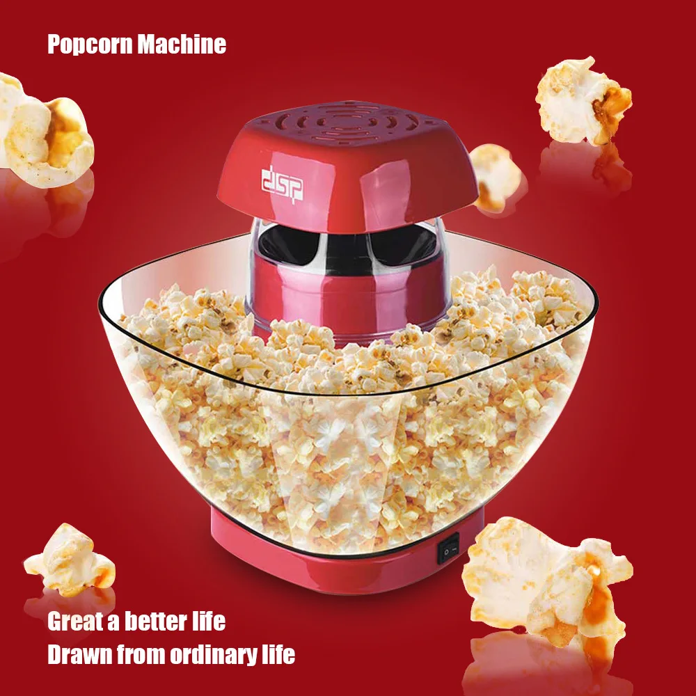 Household Popcorn Machine Hot Air Fast Popcorn Machine Electric Mini Portable Plastic Kitchen Supplies 미니뻥튀기기계