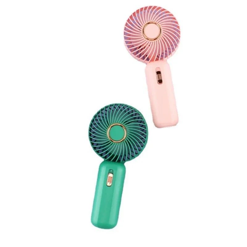 간단한 USB 충전, 휴대용 조명, 2 단계 바람 조절, 들고 서기 가능, 학생 선풍기 작음