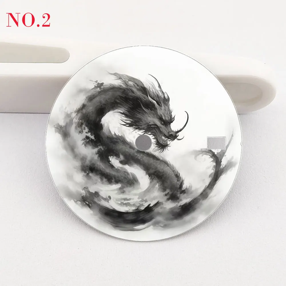 28.5mm Ink-Wash Painting Color Printed Personalized Watch Dial