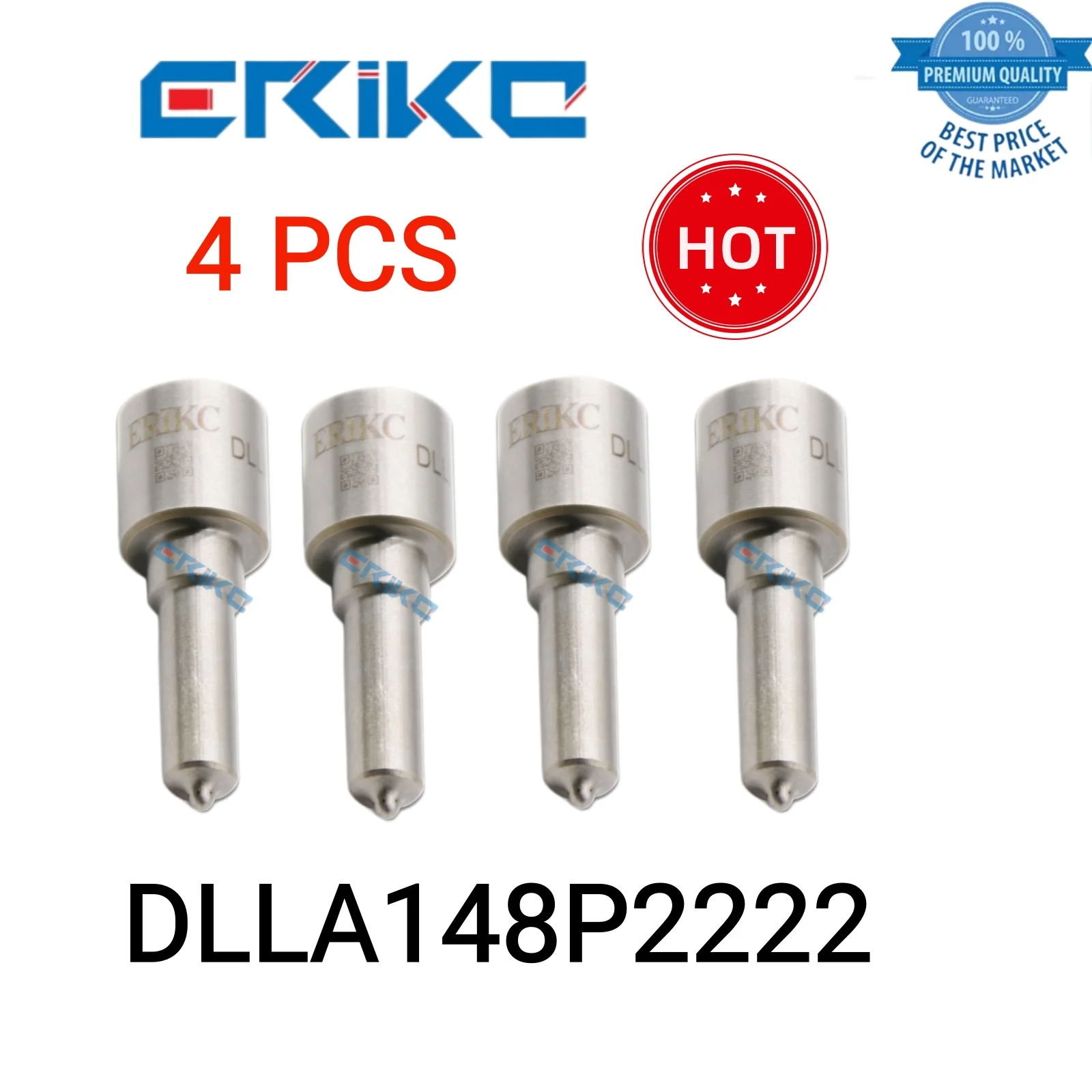 

4 шт. DLLA148P2222 Jet Распылительная насадка DLLA 148P 2222 сопло для впрыска дизельного двигателя DLLA 148P2222 сопло подходит для Weichai 0445120266