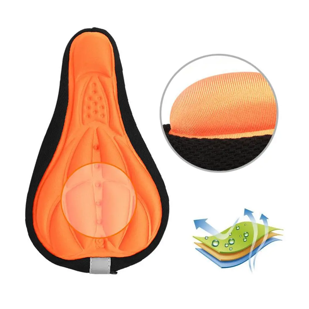 3D Bicycle Saddle Soft Cover Comfort Breathable Sponge Foam Seat Cushion Cycling Seat Pad Ciclismo Mountain Bike Accessories bike seat cover