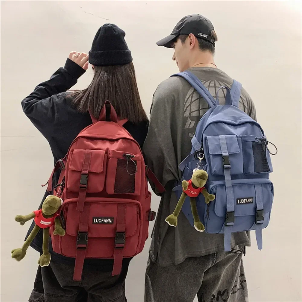 Nylon Backpack for Women & Men, Travel Mesh School Bag, College Laptop Backpack, Cool Fashion Book Bag for Students