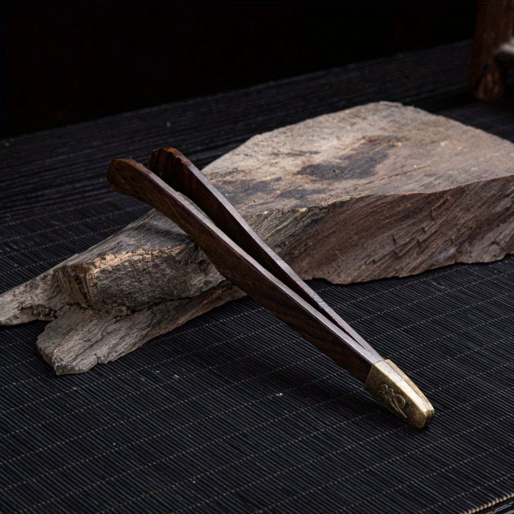 1PC wooden product tea clip, wooden tweezers, anti slip tea cup clip, ceremony accessories set