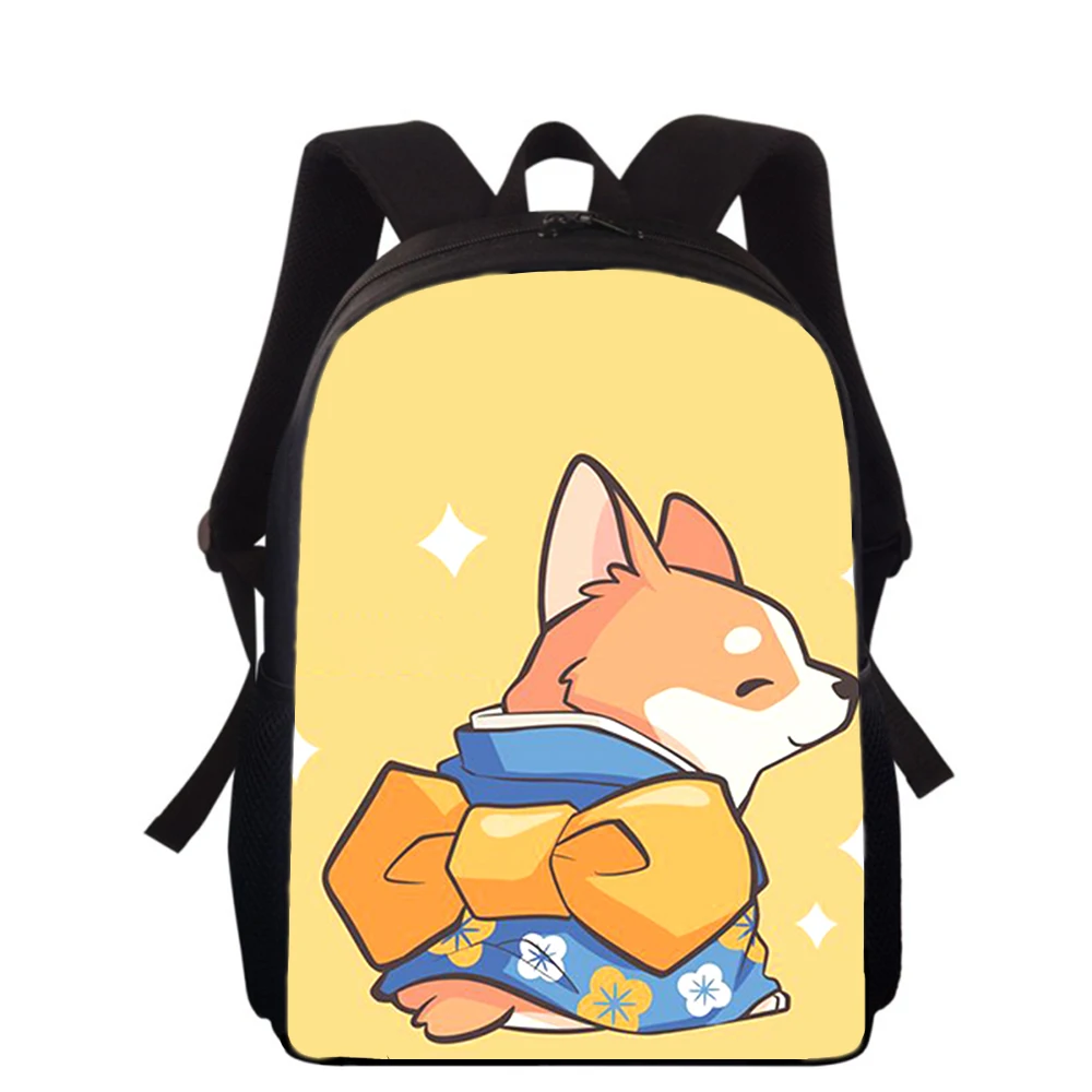 cartoon cute dog 15” 3D Print Kids Backpack Primary School Bags for Boys Girls Back Pack Students School Book Bags
