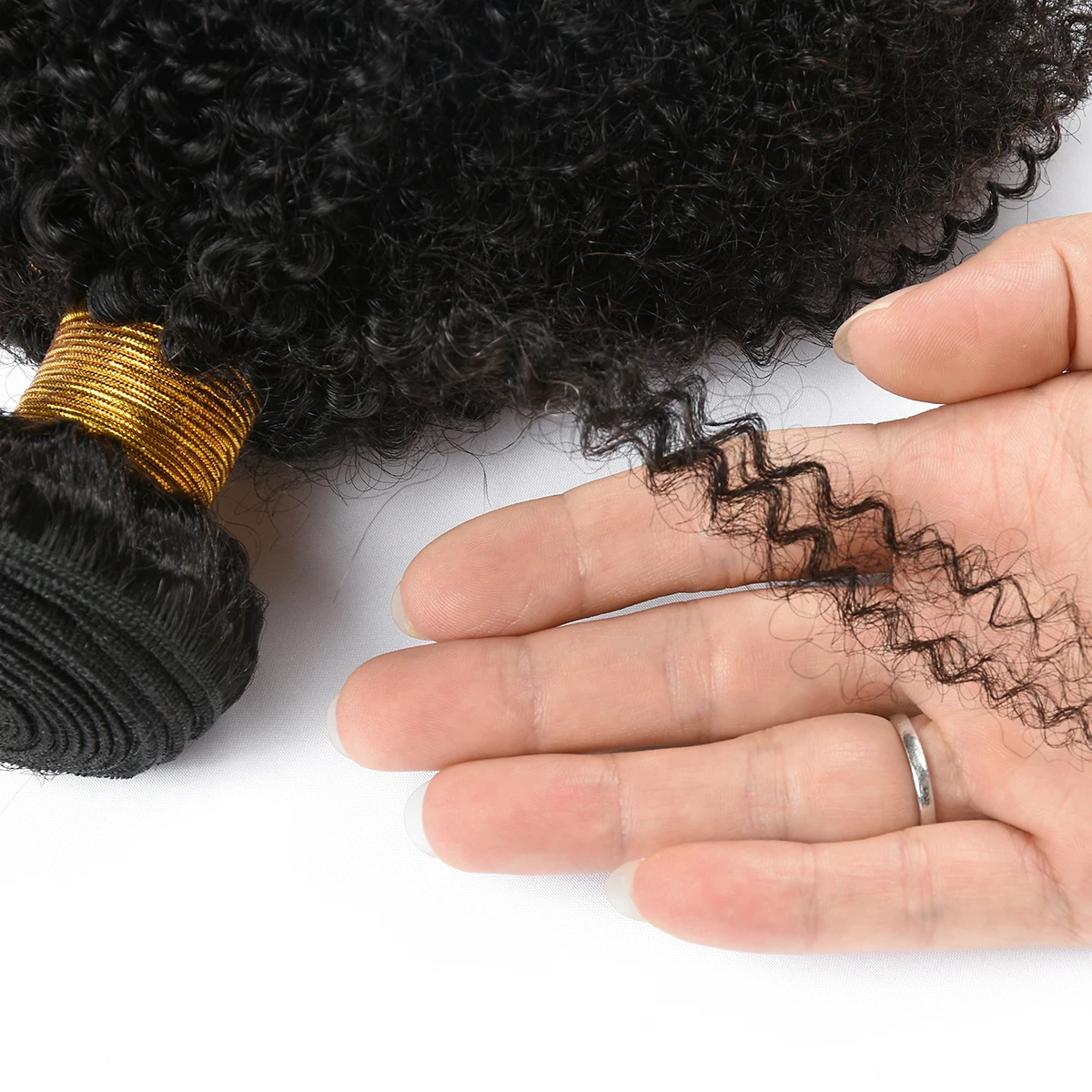Mongolian Afro Kinky Curly Hair Bundles 8-28 inch Human Hair Bundles 1/3/4 pcs Lots Remy Weaves Short Curly
